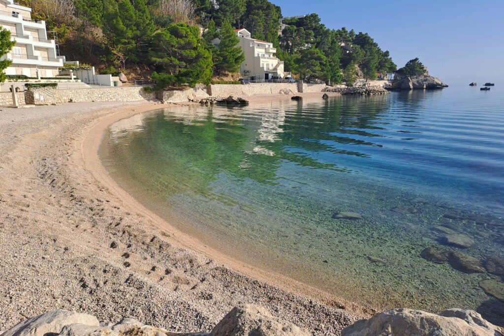 Luka Beach beach, Brela, Makarska, Croatia