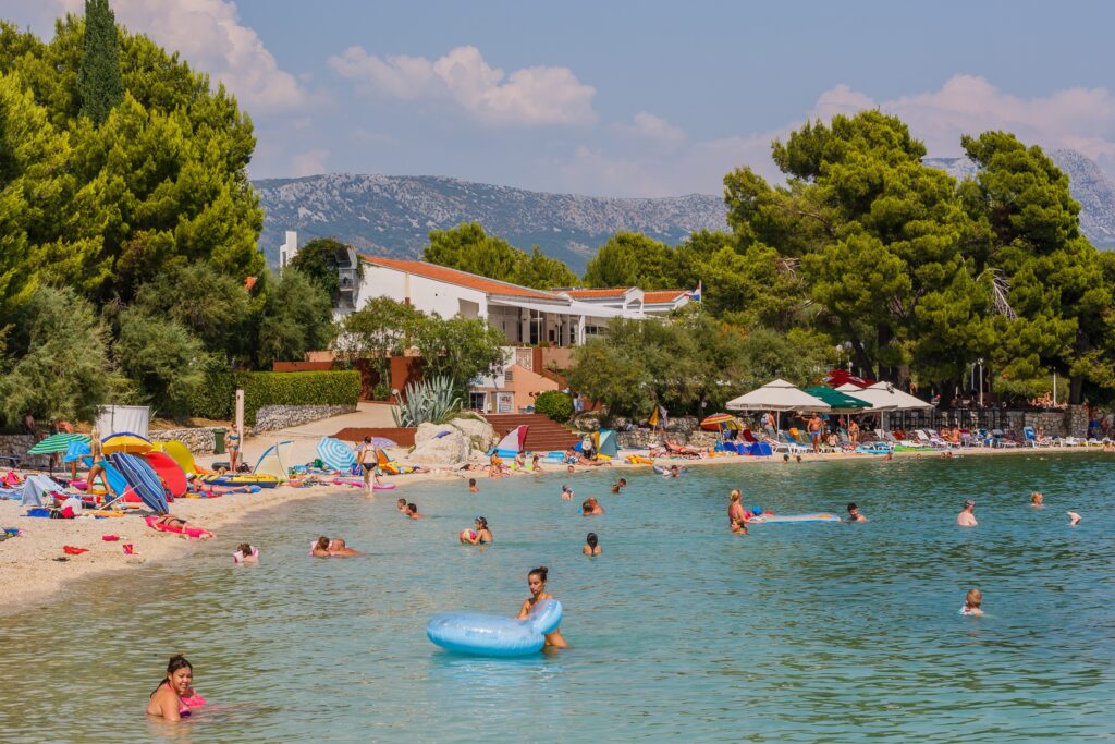 Resnik beach, Kaštel Štafilić, Kaštela, Croatia