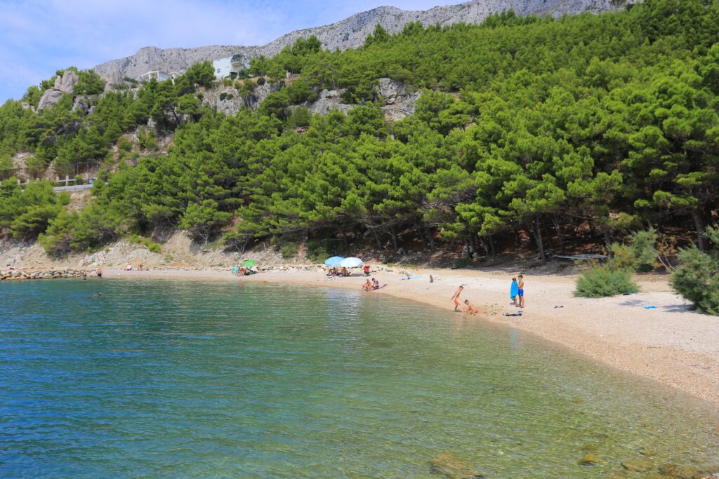 Plani rat beach, Lokva Rogoznica, Omiš, Croatia