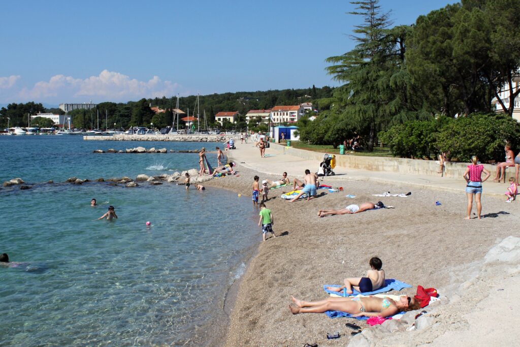 Krk Beaches In Malinska