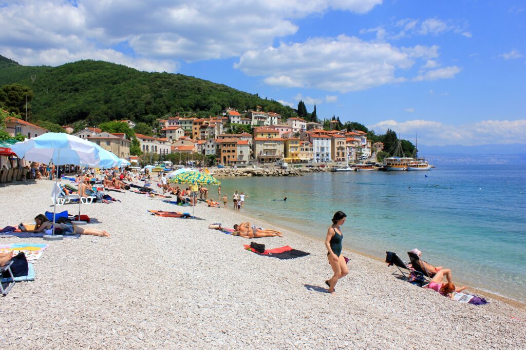 Opatija Beaches In Moscenicka Draga