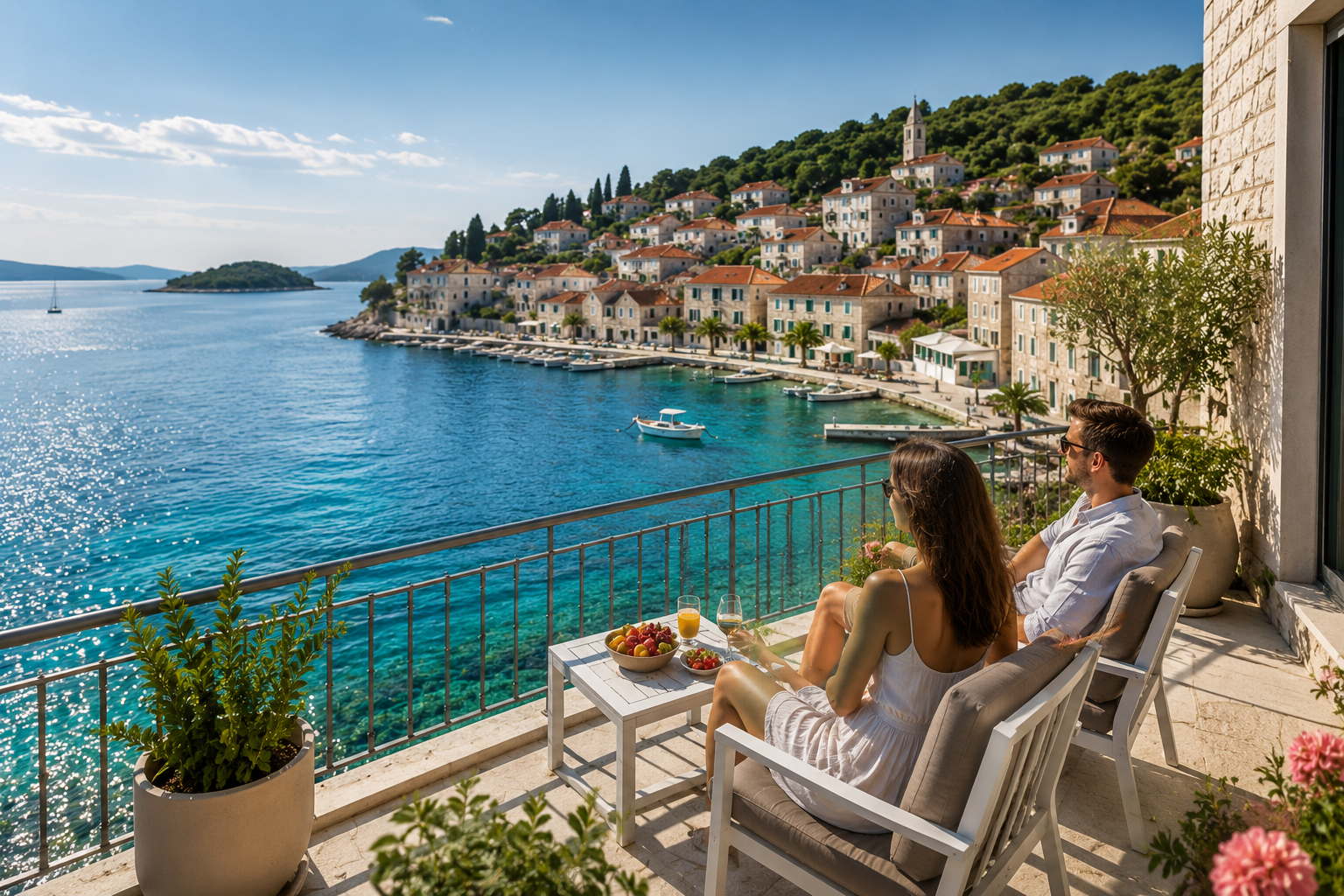 Seafront Accommodation in Croatia